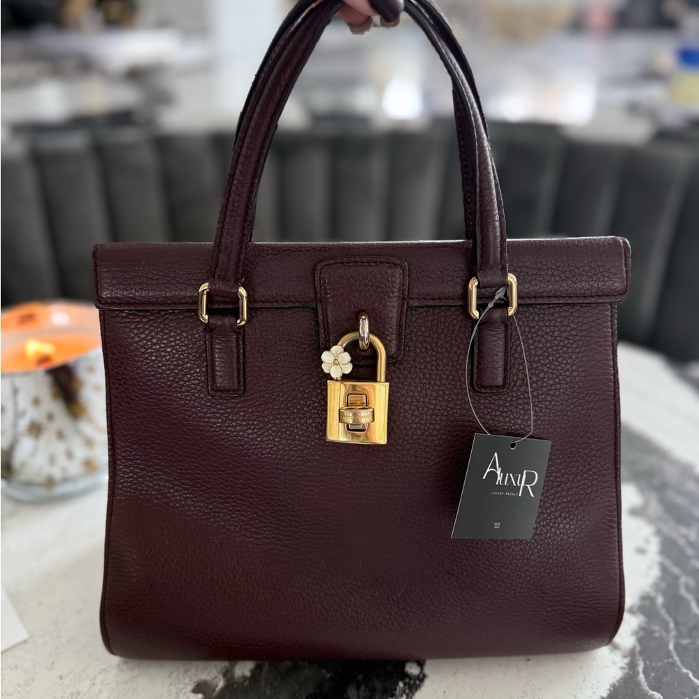 Dolce & Gabbana Deep Burgundy Satchel